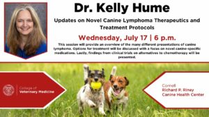 Updates on Novel Canine Lymphoma Therapeutics and Treatment
Protocols | Featuring Dr. Kelly Hume